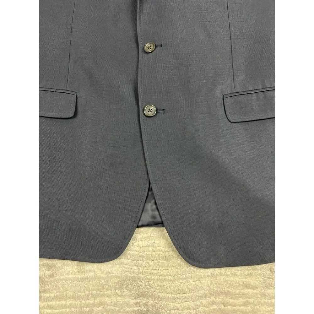 Chaps Blazer Mens 46L Gray Sport‎ Coat Jacket Longsleeve CA01129